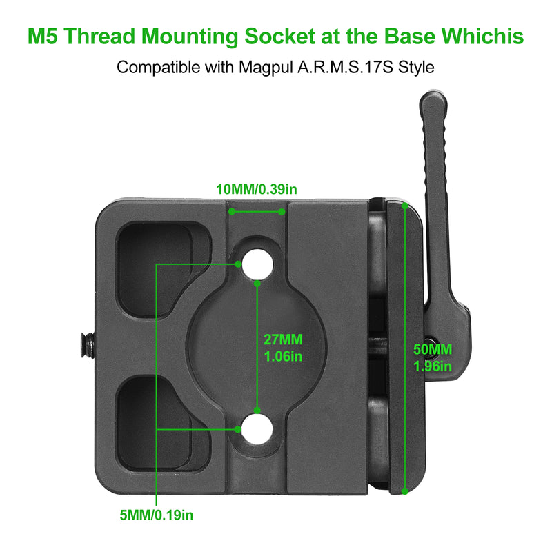 Load image into Gallery viewer, FANAUE SC-ARCⅡ ARCA-Swiss Bipod Adapter, ARCA-Swiss Quick Release, Arca Tripod Mount for Fanaue Tripod Heads