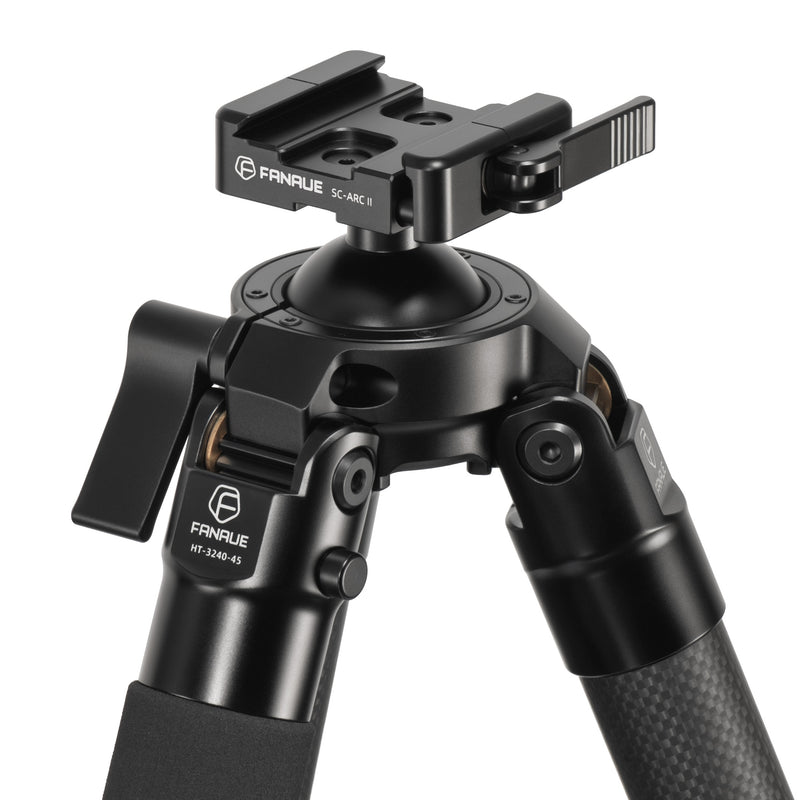 Load image into Gallery viewer, FANAUE HT-3240-45, 67.08" Carbon Fiber Tripod For Hunting Shooting Photography(4 section,Load:20kg)