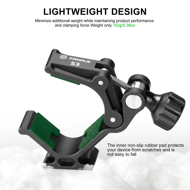 Load image into Gallery viewer, FANAUE Binocular Tripod Mount Adapter,1/4" 3/8" Screw and ARCA Quick Release Binocular Tripod Mount,Compatiable with Vortex Zeiss Nikon Swarovski Leica Leupold Bushnell binculars
