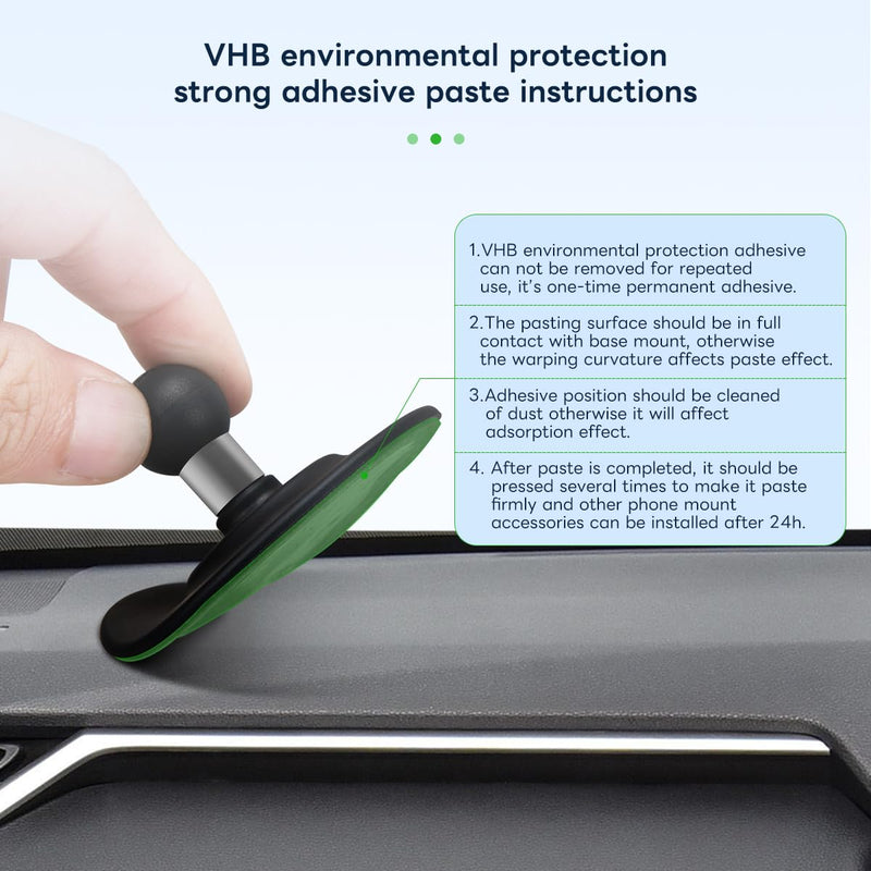 Load image into Gallery viewer, FANAUE Suction Cup Base for Mounting on Car Dashboards Compatible with 17mm Double Socket Arm