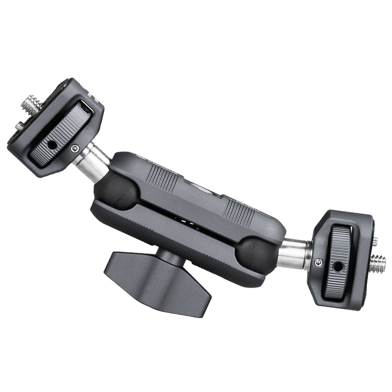 Load image into Gallery viewer, Camera Magic Arm, Flexible Articulating Arm with 1/4” Screws, Field Monitor Mount with Dual Ballhead, Aluminum - 3873