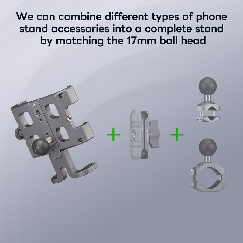 Load image into Gallery viewer, FANAUE CPC-0917 Phone Holder with 17mm Ball Suitable for 5.5-7‘’Smartphones