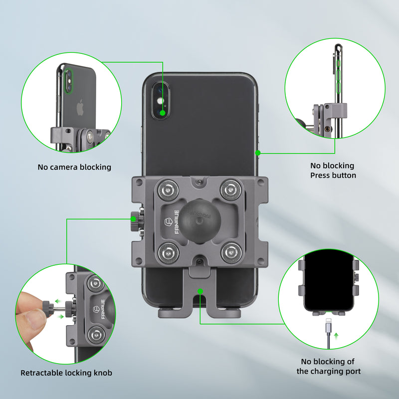 Load image into Gallery viewer, FANAUE CPC-09T Phone Mount with Shock Absorber