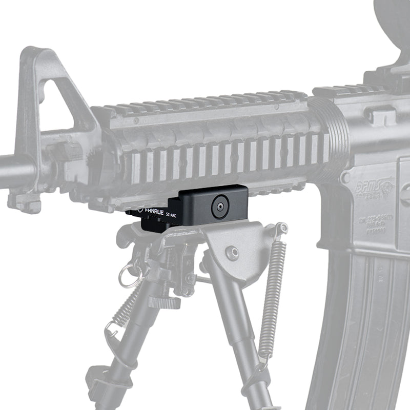 Load image into Gallery viewer, FANAUE SC-ARC Bipod Clamp Quick Release with Adapter Mount-Arca Swiss/RRS Dovetail to Picatinny