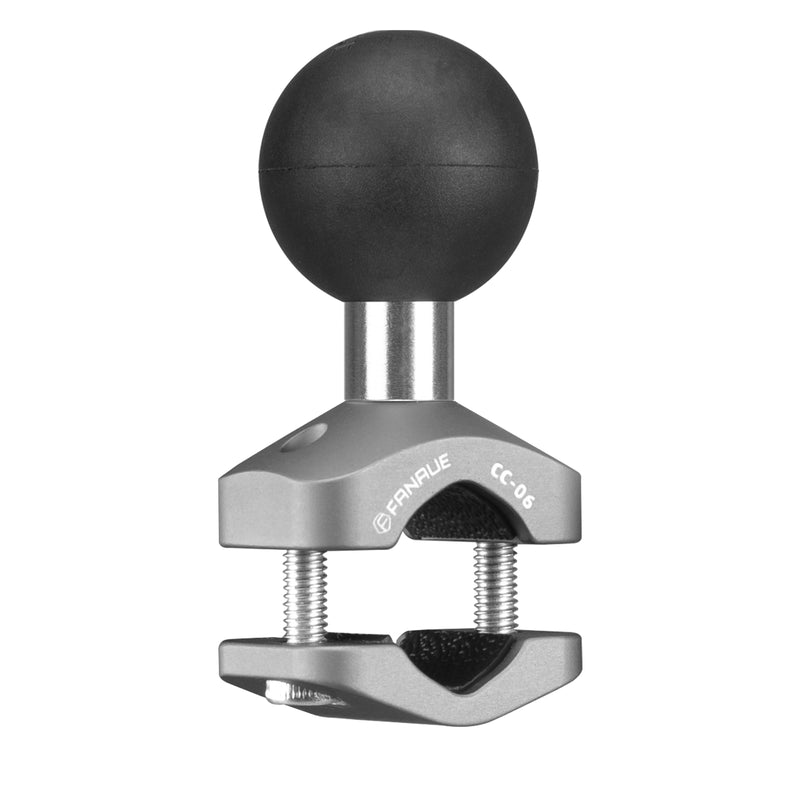 Load image into Gallery viewer, FANAUE CC-06 Rearview Mirror Clip with B Size 1" Ball For RAM MOUNTS