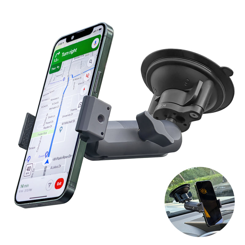 Load image into Gallery viewer, FANAUE Cell Phone Holder for Car with Twist-Lock Suction Cup