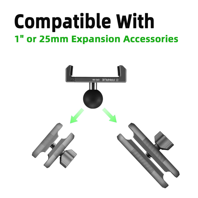 Load image into Gallery viewer, FANAUE CPC-08 Cell Phone Holder with Detachable 1" Ball Head and Tether