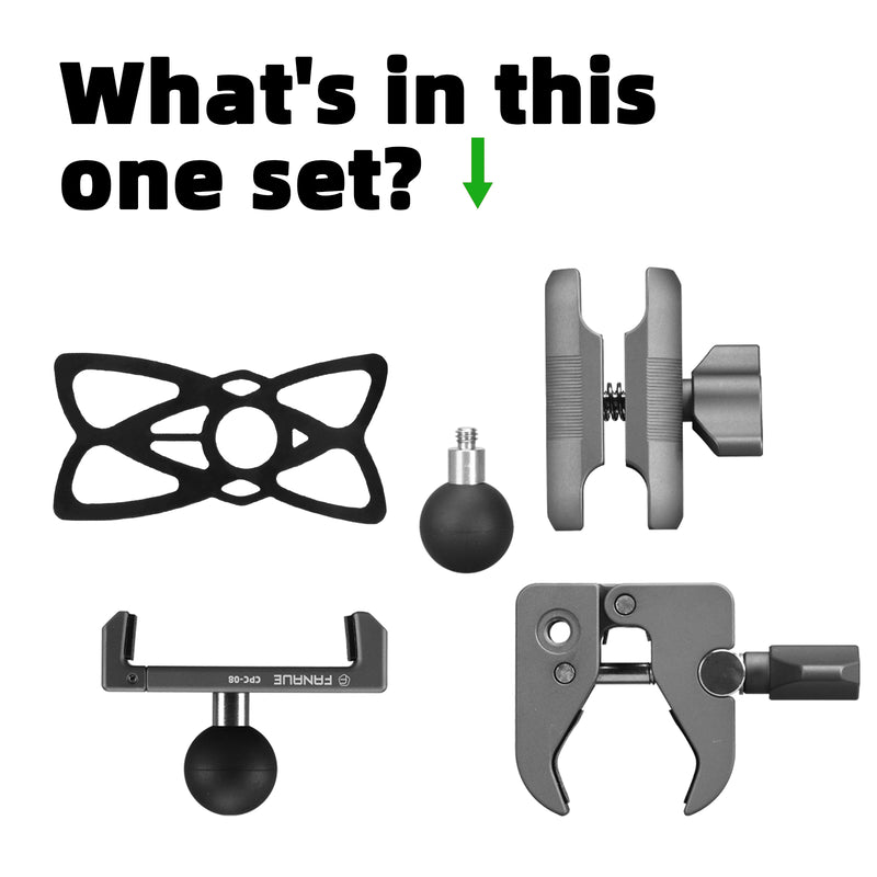 Load image into Gallery viewer, FANAUE CPC-08 Motorcycle Phone Mount with High-Speed Secure Lock