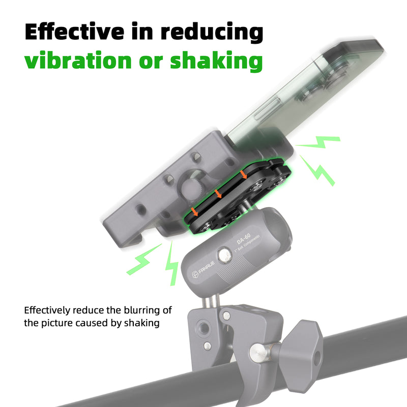 Load image into Gallery viewer, FANAUE SA-01 Mobile Phone Mount Shock Absorber with Detachable 1" Ball Head