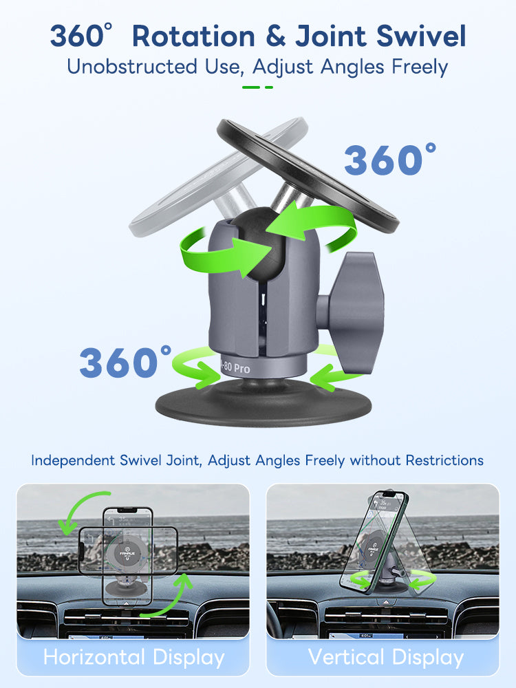 Load image into Gallery viewer, FANAUE Aluminum Magnetic Phone Holder for Car
