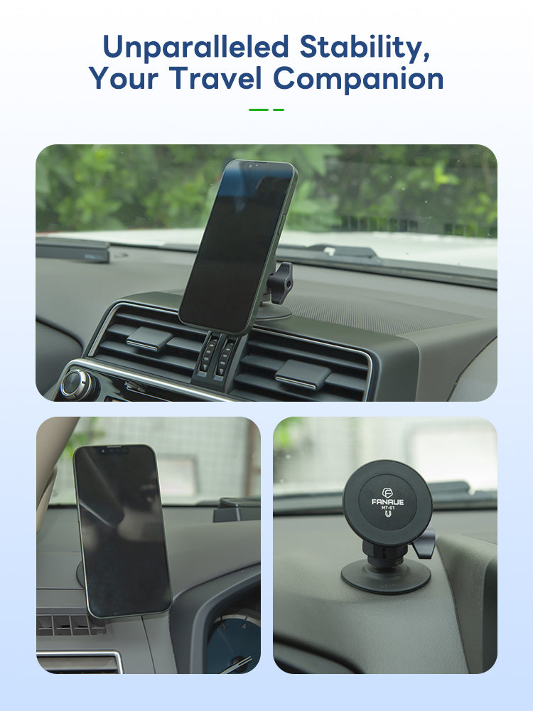 Load image into Gallery viewer, FANAUE Aluminum Magnetic Phone Holder for Car
