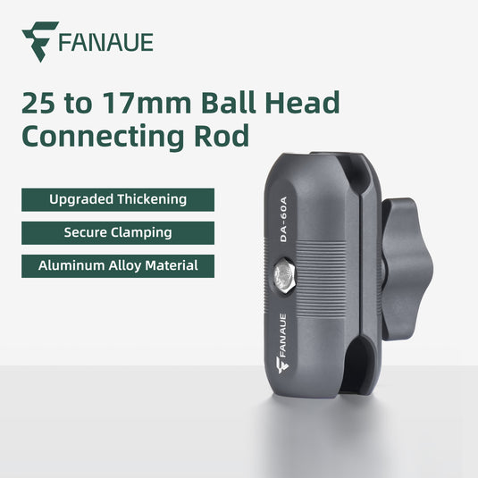 FANAUE DA-60A Double Socket Arm 25mm Ball to 17mm Ball