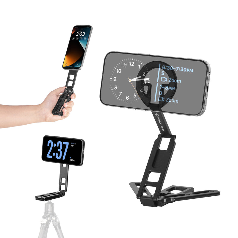 Load image into Gallery viewer, FANAUE MT-06 Foldable Magnetic Phone Holder Desktop Mini Tripod Phone Stand
