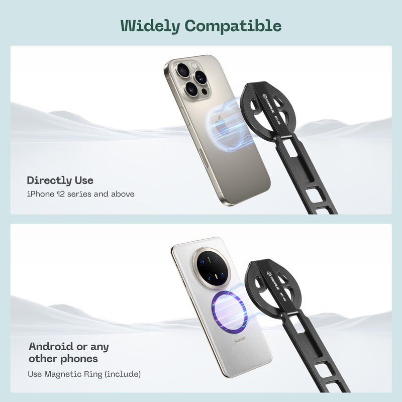 Load image into Gallery viewer, FANAUE MT-06 Foldable Magnetic Phone Holder Desktop Mini Tripod Phone Stand
