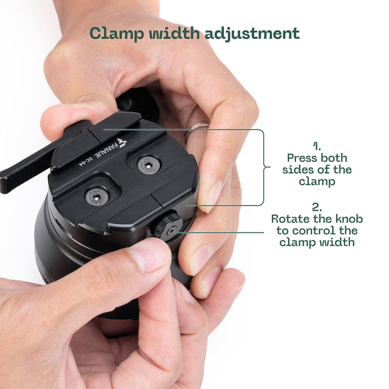 Load image into Gallery viewer, FANAUE IN-60T / IN-40T Inverted Ball Head For Shooting Hunting Load 30kg/20kg
