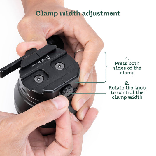 FANAUE IN-60T / IN-40T Inverted Ball Head For Shooting Hunting Load 30kg/20kg