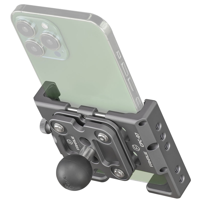 Load image into Gallery viewer, FANAUE CPC-07SA Universal Phone Holder with 1'' Ball for Smartphones with a Width of 2.3" to 3.4"
