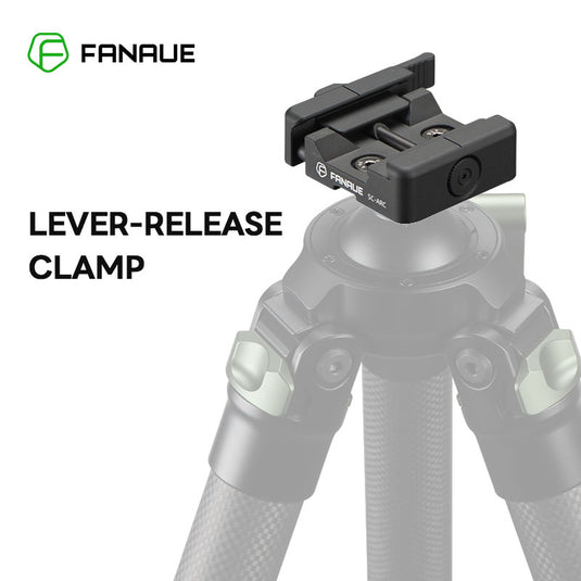 FANAUE SC-ARC Bipod Clamp Quick Release Lever-Release Arca Swiss RRS Mount Dovetail to Picatinny Adapter for monopods & bipods Hunting Tripod