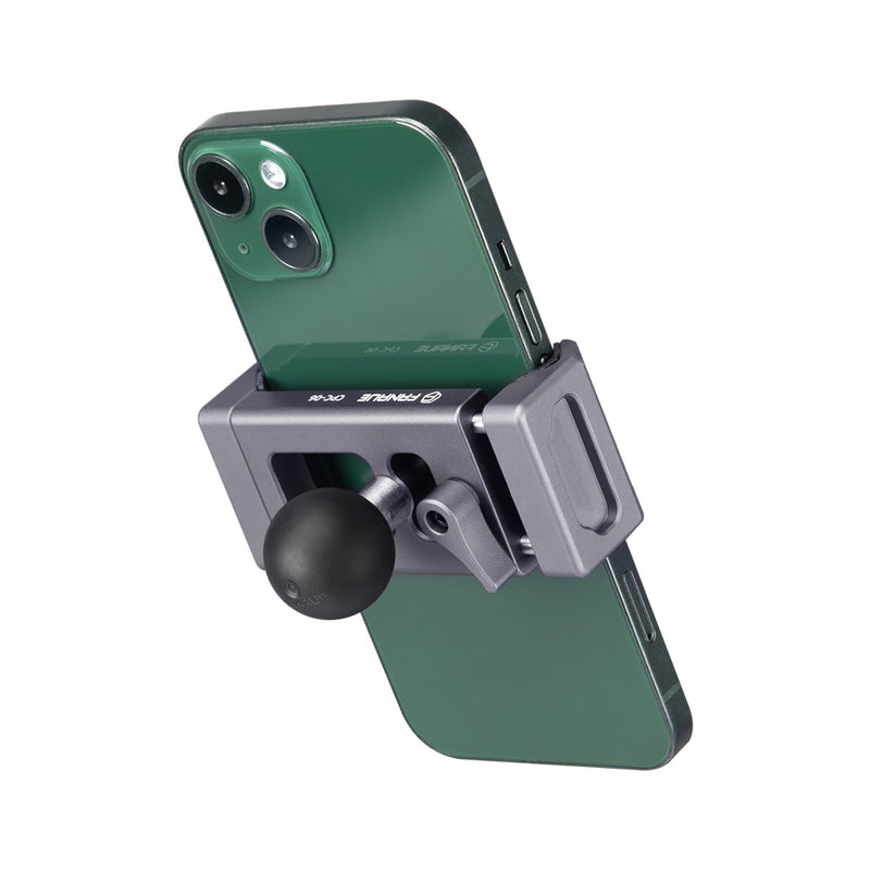 Load image into Gallery viewer, FANAUE Aluminum Phone Holder with 17, 20 , 1 " Ball Head Adapter for 6-8.5" Smartphone
