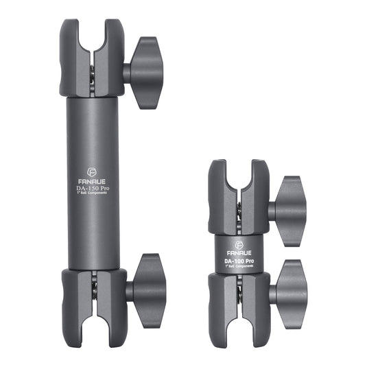 FANAUE Composite Dual-sided 360° rotation Double Socket Swivel Arm Compatible with RAM Mounts 1