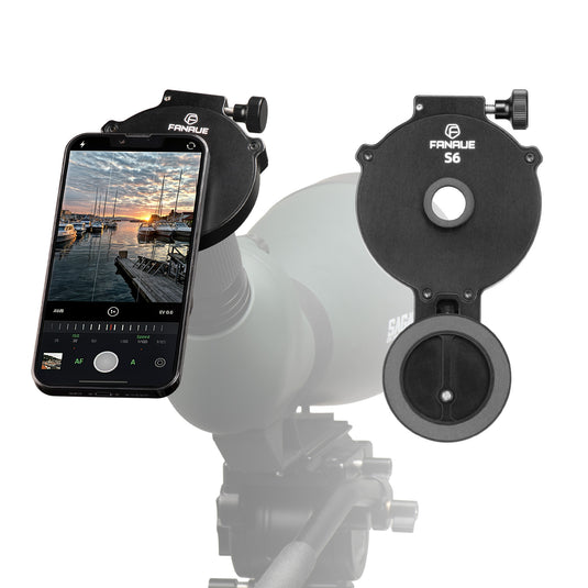FANAUE Smartphone Digiscoping Adapter with Magnetic Mount For for Binoculars and Spotting Scope