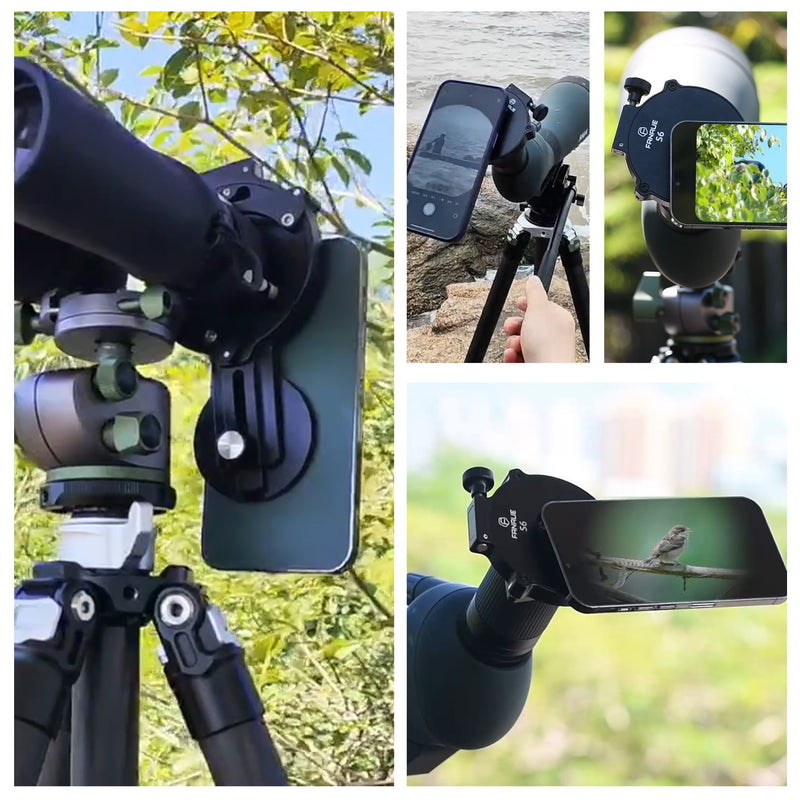 Load image into Gallery viewer, FANAUE Smartphone Digiscoping Adapter with Magnetic Mount For for Binoculars and Spotting Scope
