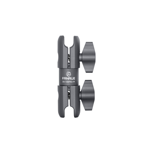 FANAUE Composite Double Socket Swivel Arm, 3.7" Aluminum Mounting Arm Dual 20mm Socket Ends - Fits 20mm Attachment Ball