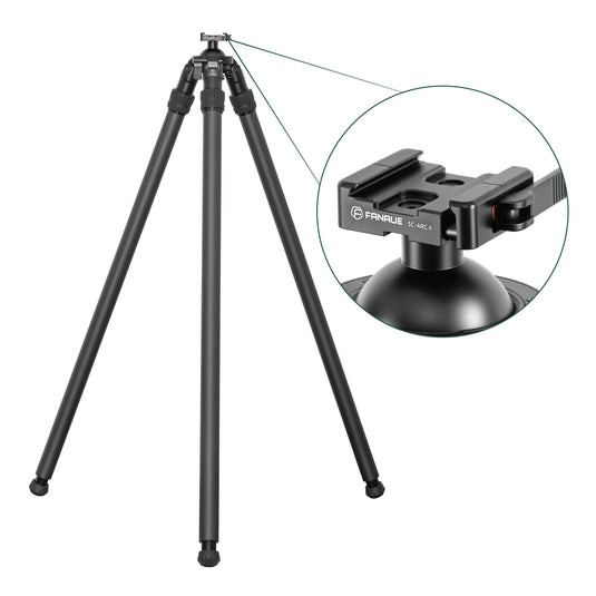 FANAUE Inverted Tripod with SC-ARCⅡClamp For Hunting Shooting