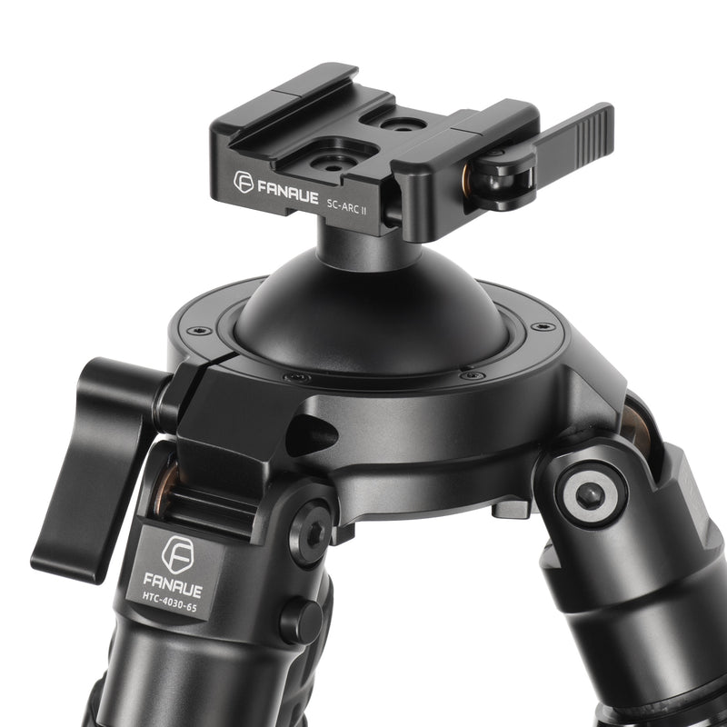 Load image into Gallery viewer, FANAUE HTC-4030-65 Inverted Carbon Fiber Tripod For Hunting Shooting (3 Section,Load 30kg)
