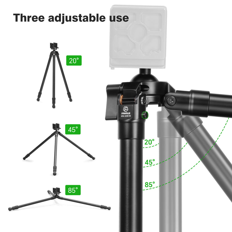 Load image into Gallery viewer, FANAUE HTA-3230-45 Aluminum Alloy Tripod for Shooting Hunting
