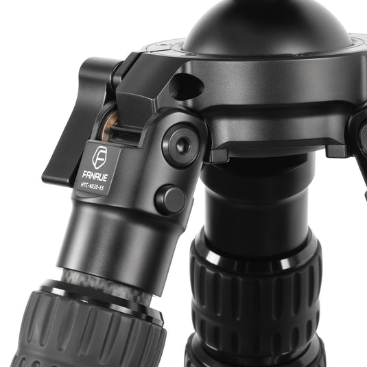 FANAUE HTC-4030-65 Inverted Carbon Fiber Tripod For Hunting Shooting (3 Section,Load 30kg)