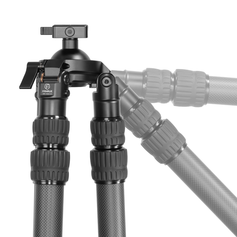 Load image into Gallery viewer, FANAUE HTC-4030-65 Inverted Carbon Fiber Tripod For Hunting Shooting (3 Section,Load 30kg)
