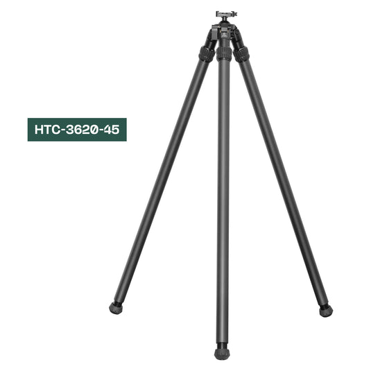 FANAUE HTC series Interted Carbon Fiber Tripod For Hunting Shooting,Compatible With Arca Swiss And Picatinny Rail (2/3 section,Load:30kg)