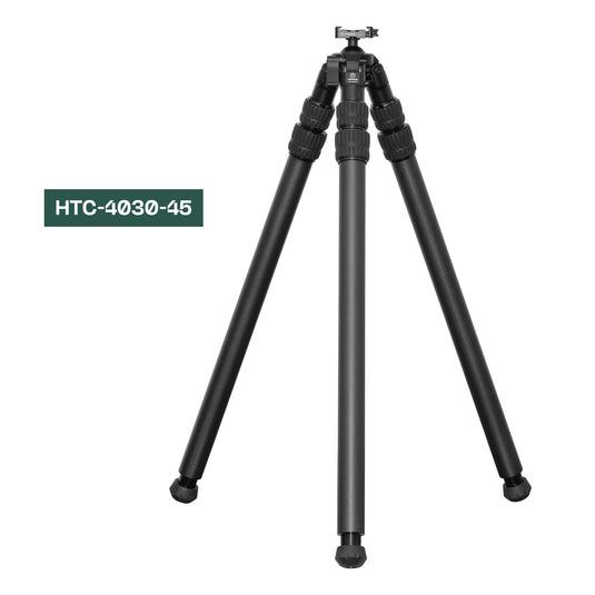 FANAUE HTC series Interted Carbon Fiber Tripod For Hunting Shooting,Compatible With Arca Swiss And Picatinny Rail (2/3 section,Load:30kg)