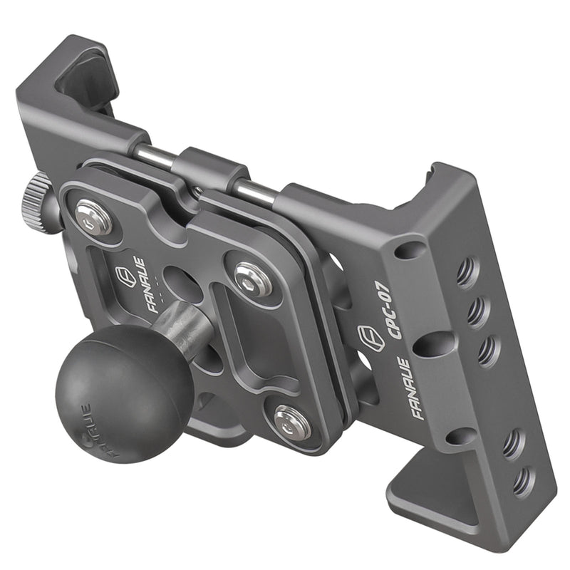 Load image into Gallery viewer, FANAUE CPC-07SA Universal Phone Holder with 1'' Ball for Smartphones with a Width of 2.3" to 3.4"
