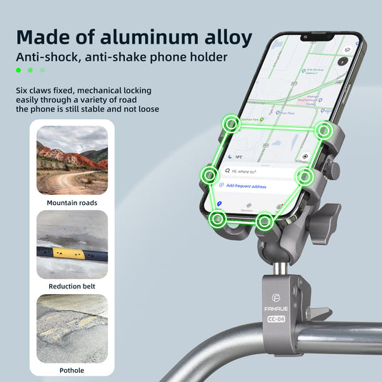 FANAUE CPC-09T Phone Mount with Shock Absorber
