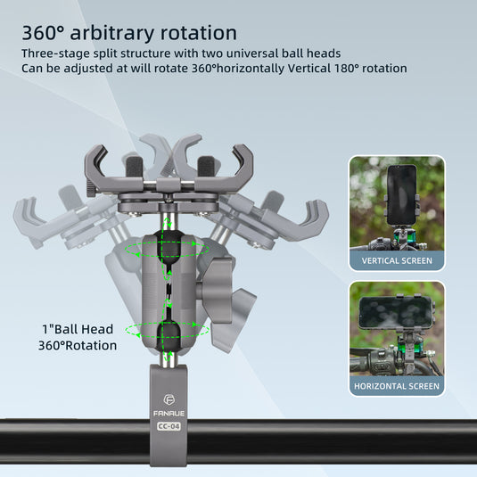 FANAUE CPC-09T Phone Mount with Shock Absorber