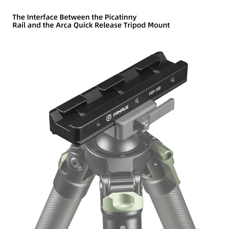 Load image into Gallery viewer, FANAUE Picatinny Arca Swiss Plate,ompatibility with Any Arca-Swiss and Picatinny Rail
