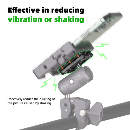 FANAUE CPC-07SA Universal Phone Holder with 1'' Ball for Smartphones with a Width of 2.3" to 3.4"