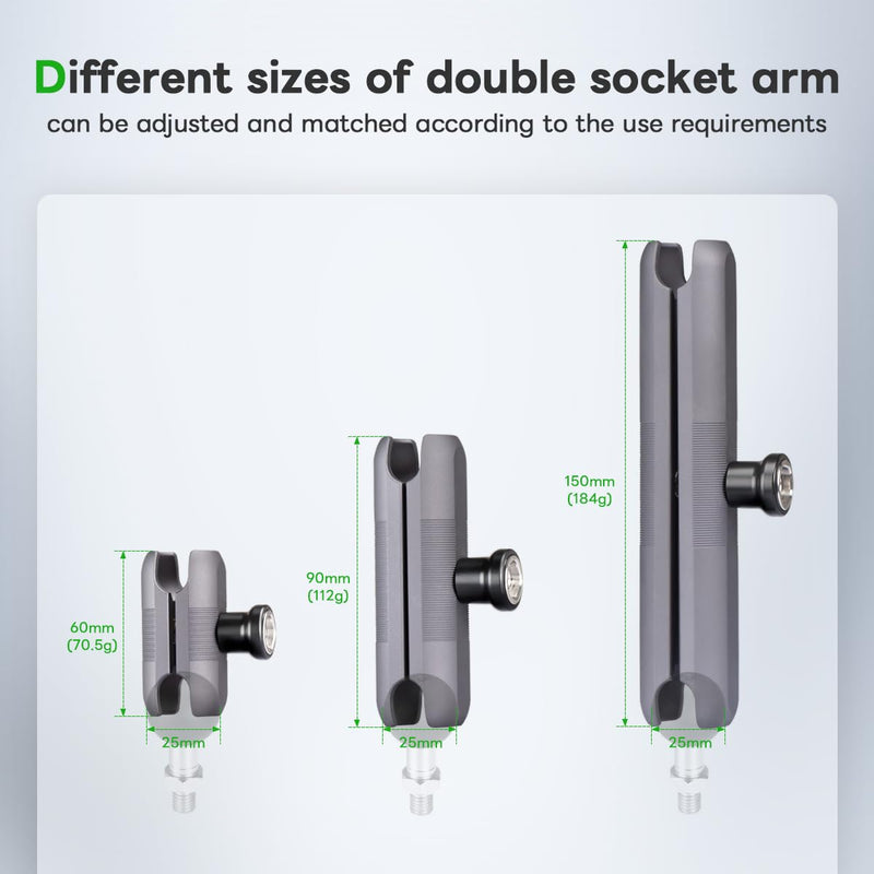 Load image into Gallery viewer, FANAUE Double Socket arm 90F with Anti-Theft Function

