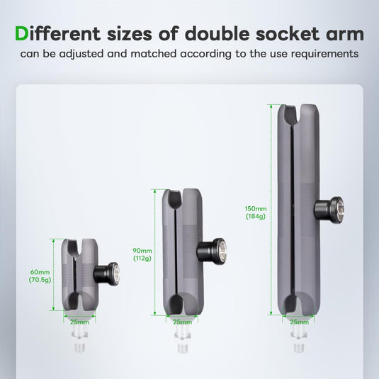 FANAUE Double Socket arm 150F with Anti-Theft Function
