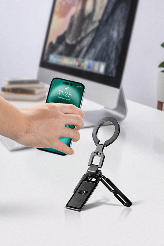 FANAUE MT-07 Magnetic Phone Stand Holder Tripod Multi-Functional Foldable Bed & Desk Stand