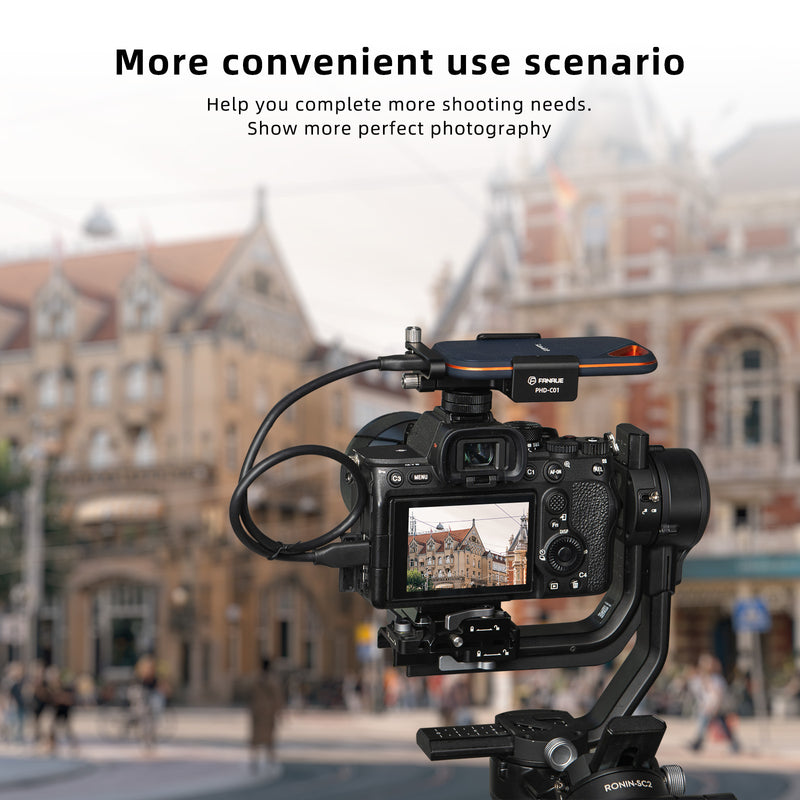 Load image into Gallery viewer, FANAUE SSD Mount Bracket SSD Holder for Samsung T5/T7 SSD, SanDisk SSD, SanDisk SSD T5/T7/T2, Compatible with SmallRig Cage for BMPCC 6K Pro - 3272
