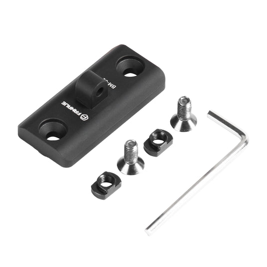FANAUE BM-01 Bipod Adapter Bipod Mount Sling Stud 3 T-Nuts 3 Screws and 1 Wrench (Mlok bipod Adapter)