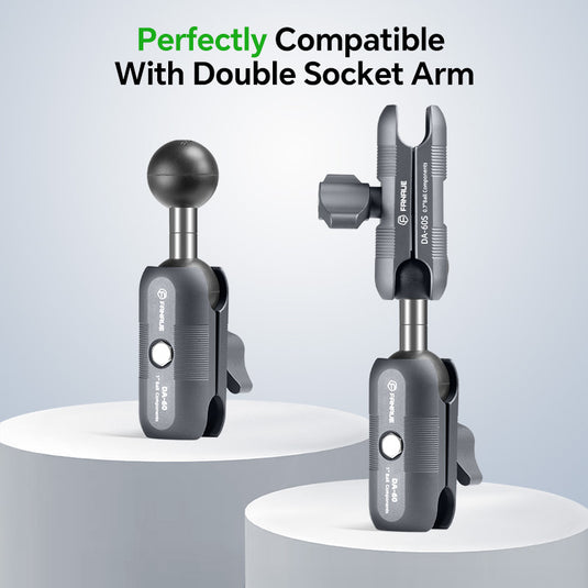 FANAUE Double 1" to 25mm Ball Adapter to 20 mm Ball 17mm Compatible with 1" Ball