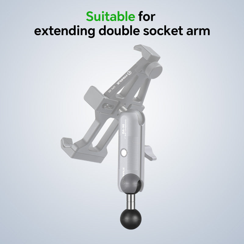 Load image into Gallery viewer, FANAUE Double 1" to 25mm Ball Adapter to 20 mm Ball 17mm Compatible with 1" Ball
