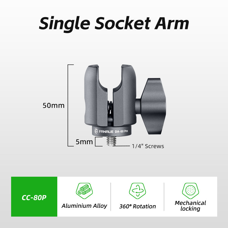 Load image into Gallery viewer, FANAUE Single Socket Arm Fit 25mm Ball Compatible with RAM mount 1"Ball
