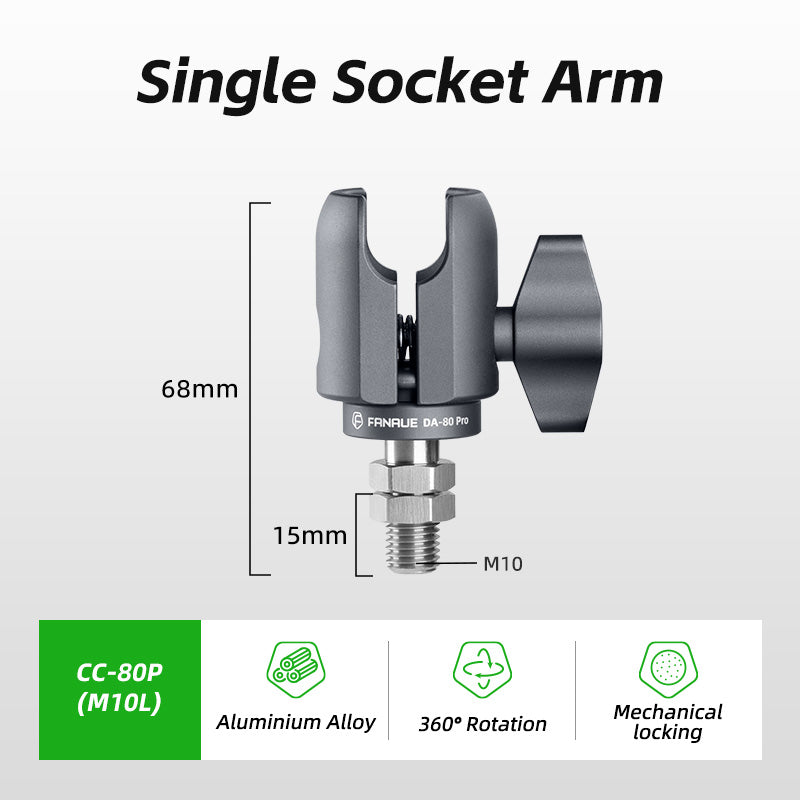 Load image into Gallery viewer, FANAUE Single Socket Arm Fit 25mm Ball Compatible with RAM mount 1"Ball
