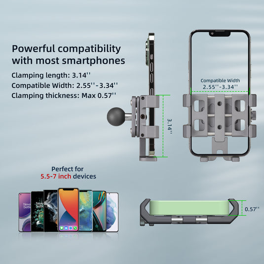 FANAUE CPC-09T Phone Mount with Shock Absorber