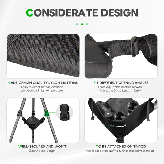 FANAUE TS-01 Tripod Stone Bag, Fit for Most Tripods, Iight Stand Sandbag